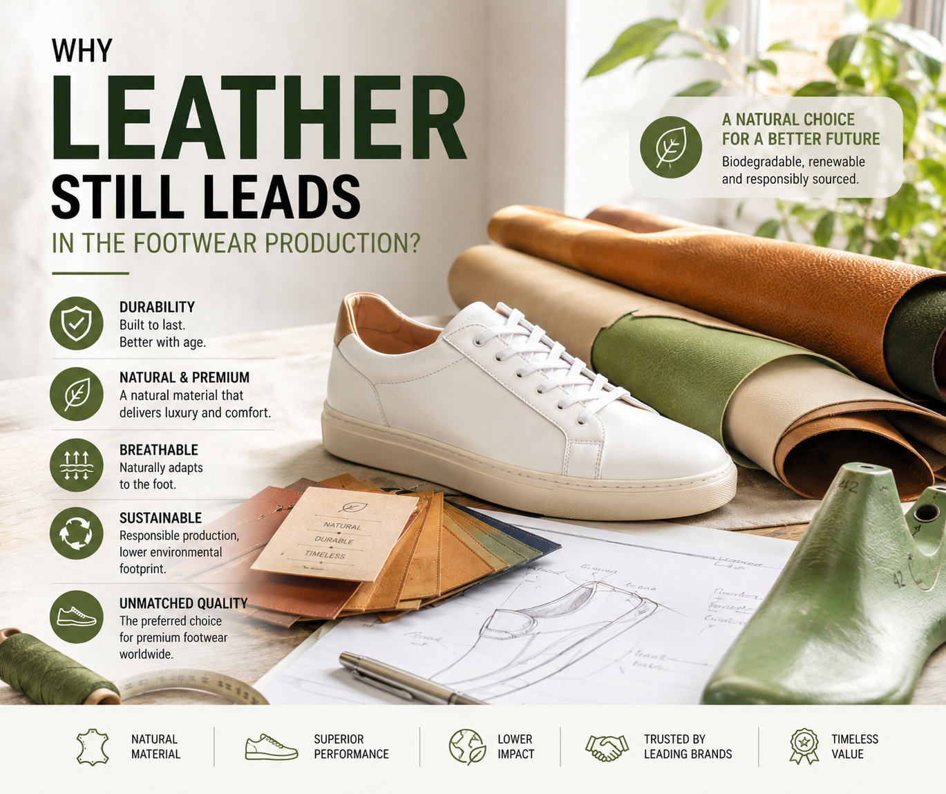 Why Leather Still Leads in the Footwear Production