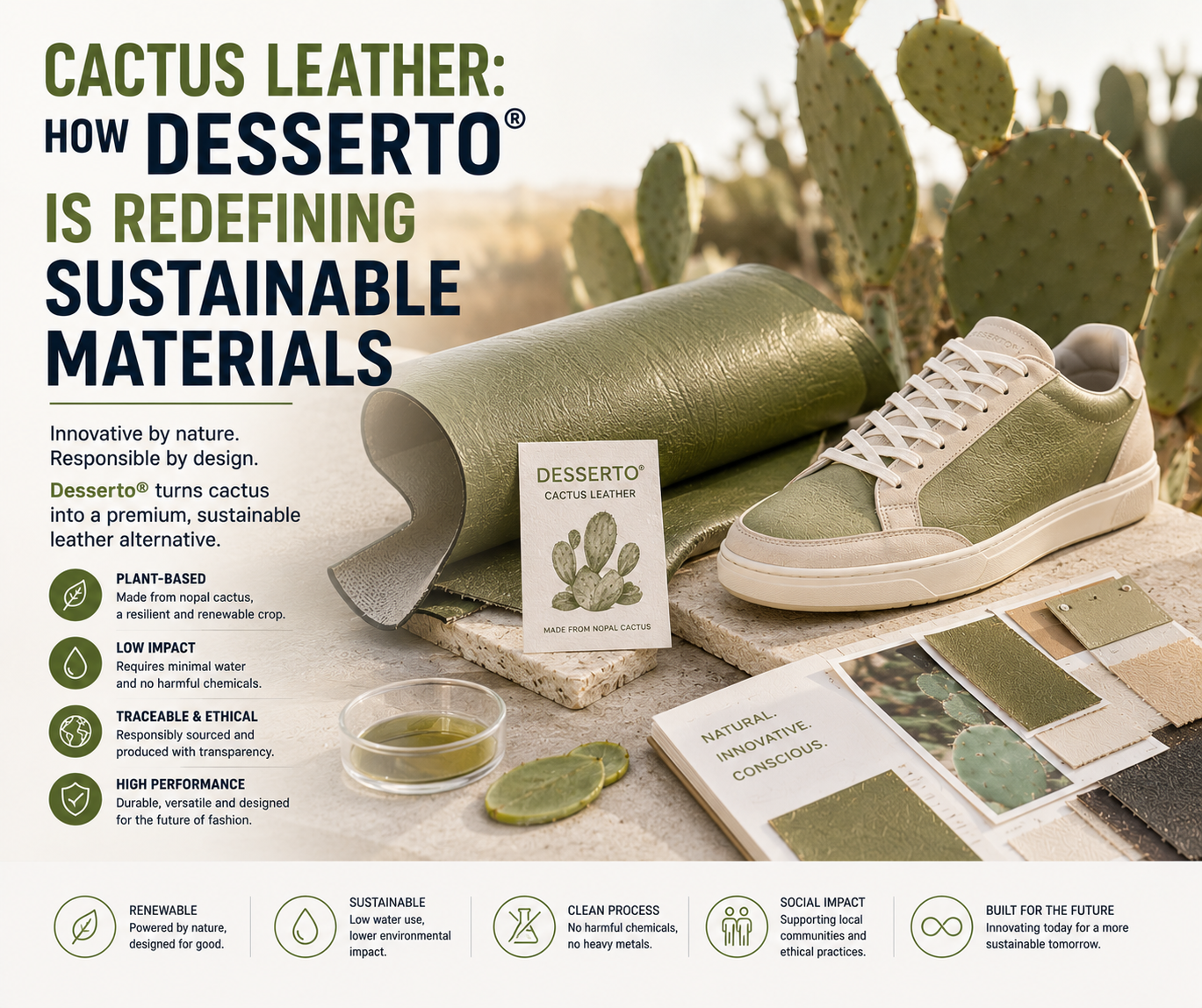 Cactus Leather How Desserto Is Redefining Sustainable Materials