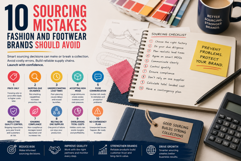 10 Sourcing Mistakes Fashion and Footwear Brands Should Avoid