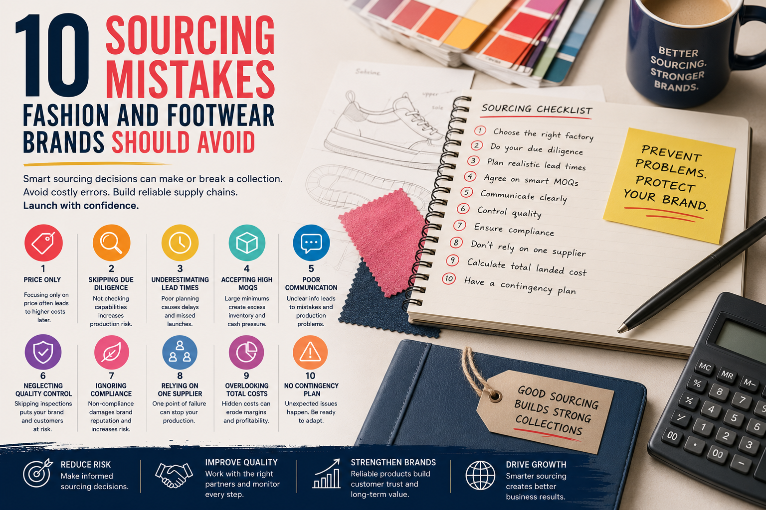10 Sourcing Mistakes Fashion and Footwear Brands Should Avoid