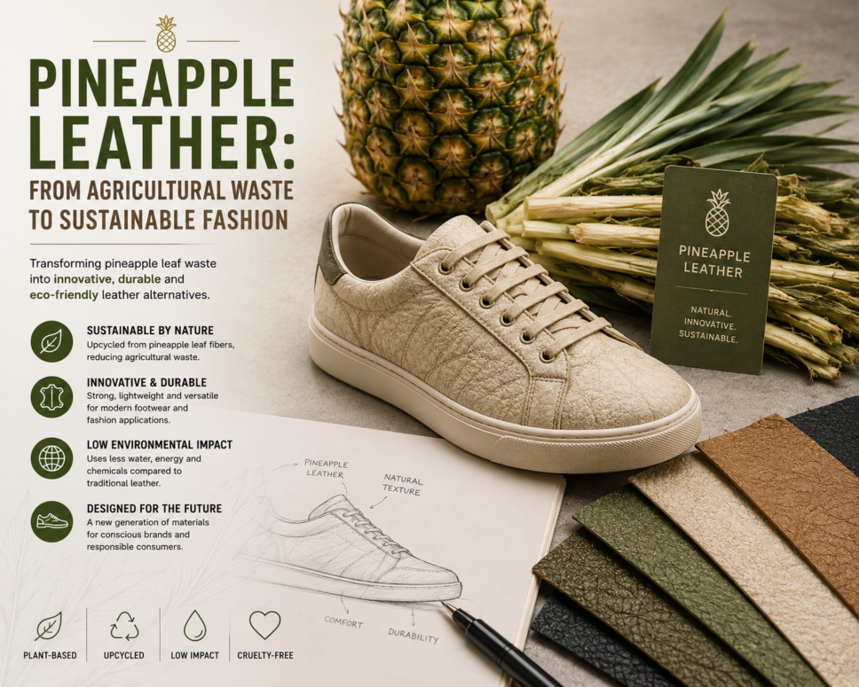 Pineapple Leather From Agricultural Waste to Sustainable Fashion