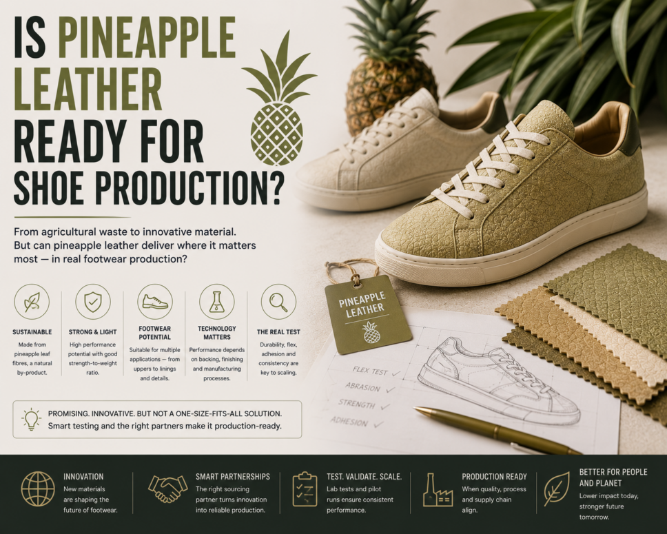 Is Pineapple Leather Ready for Shoe Production