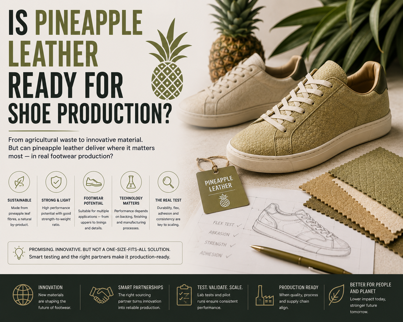 Is Pineapple Leather Ready for Shoe Production